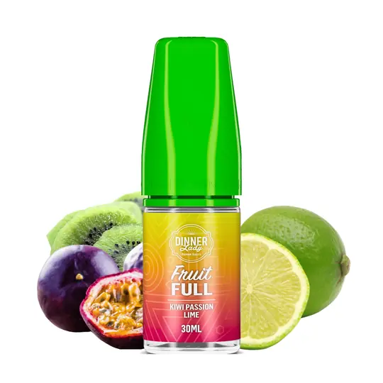 Dinner Lady Kiwi Passion Lime Salt Likit 30ml Dinner Lady Kiwi Passion Lime Salt Likit 30ml