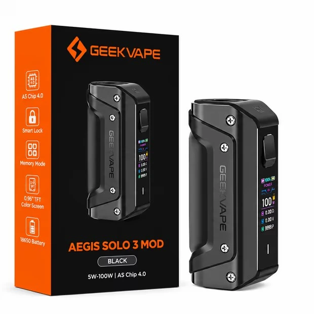 Geekvape Aegis Solo 3 Mod 100 W, Geekvape Aegis Solo3 Mod 100 W Geekvape Aegis Solo 3 Mod 100 W, Geekvape Aegis Solo3 Mod 100 W