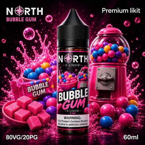 North Bubble Gum Likit 60ml