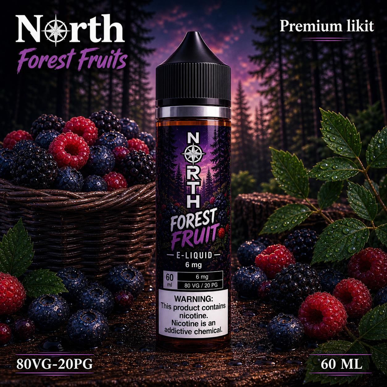 North Forest Fruits Likit 60 ml North Forest Fruits Likit 60 ml