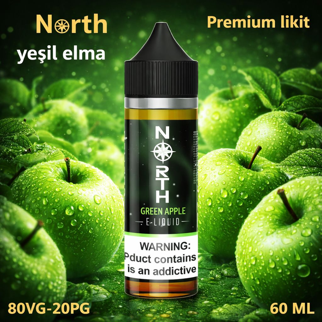 North Green Apple Likit 60 ml North Green Apple Likit 60 ml