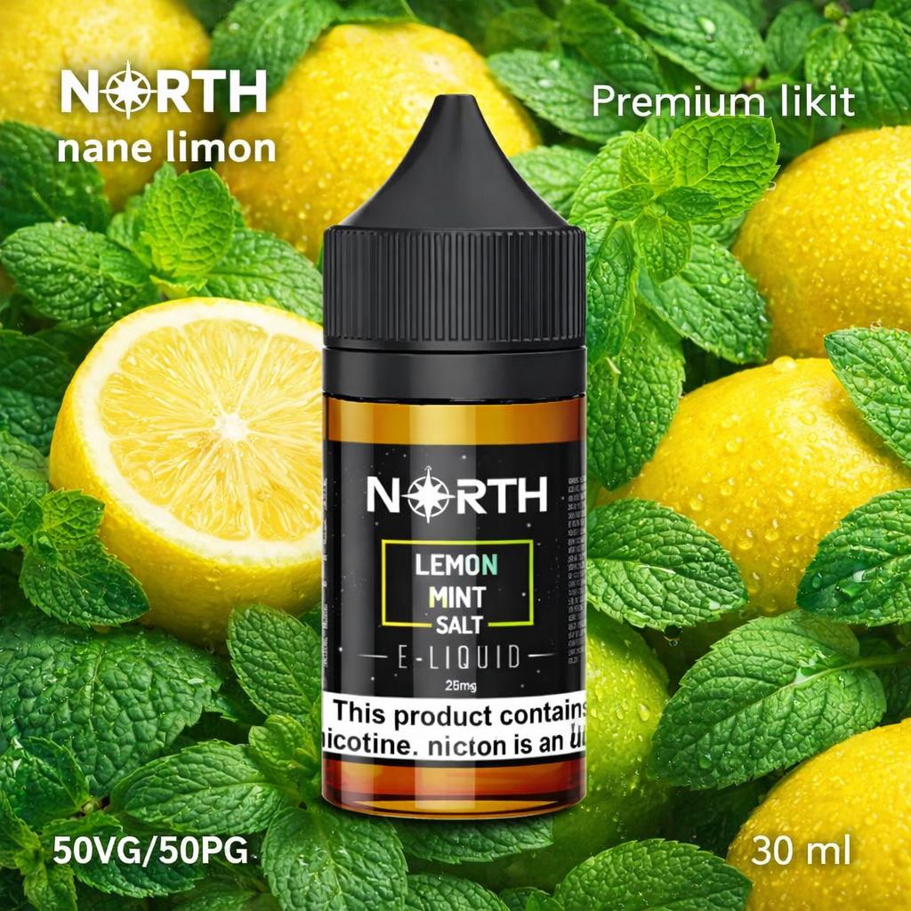 North Lemon Mint Salt Likit North Lemon Mint Salt Likit