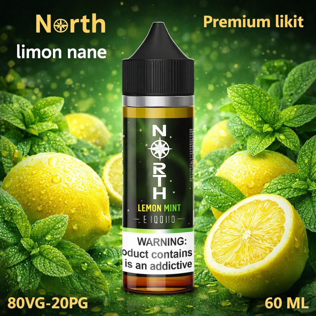 North Lemont Mint Likit 60 ml North Lemont Mint Likit 60 ml