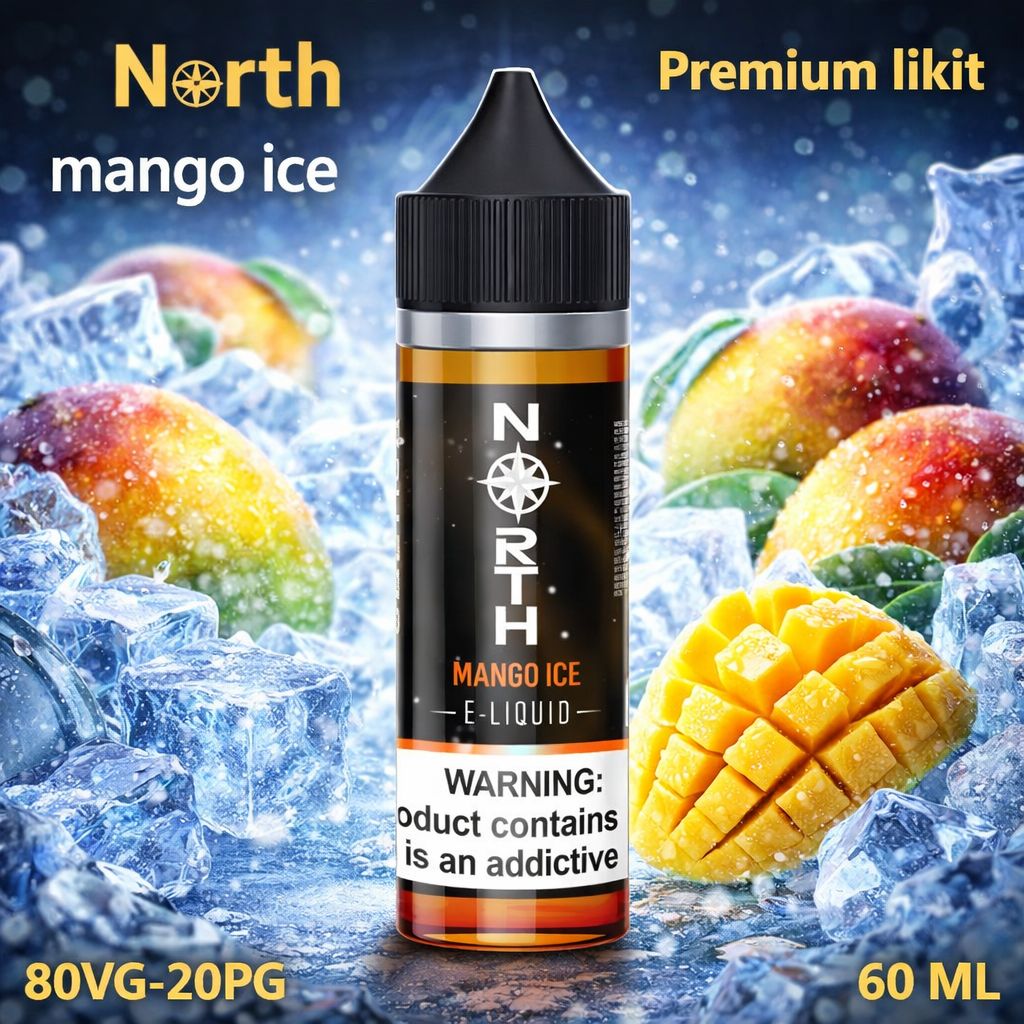North Mango Ice Likit 60 ml North Mango Ice Likit 60 ml