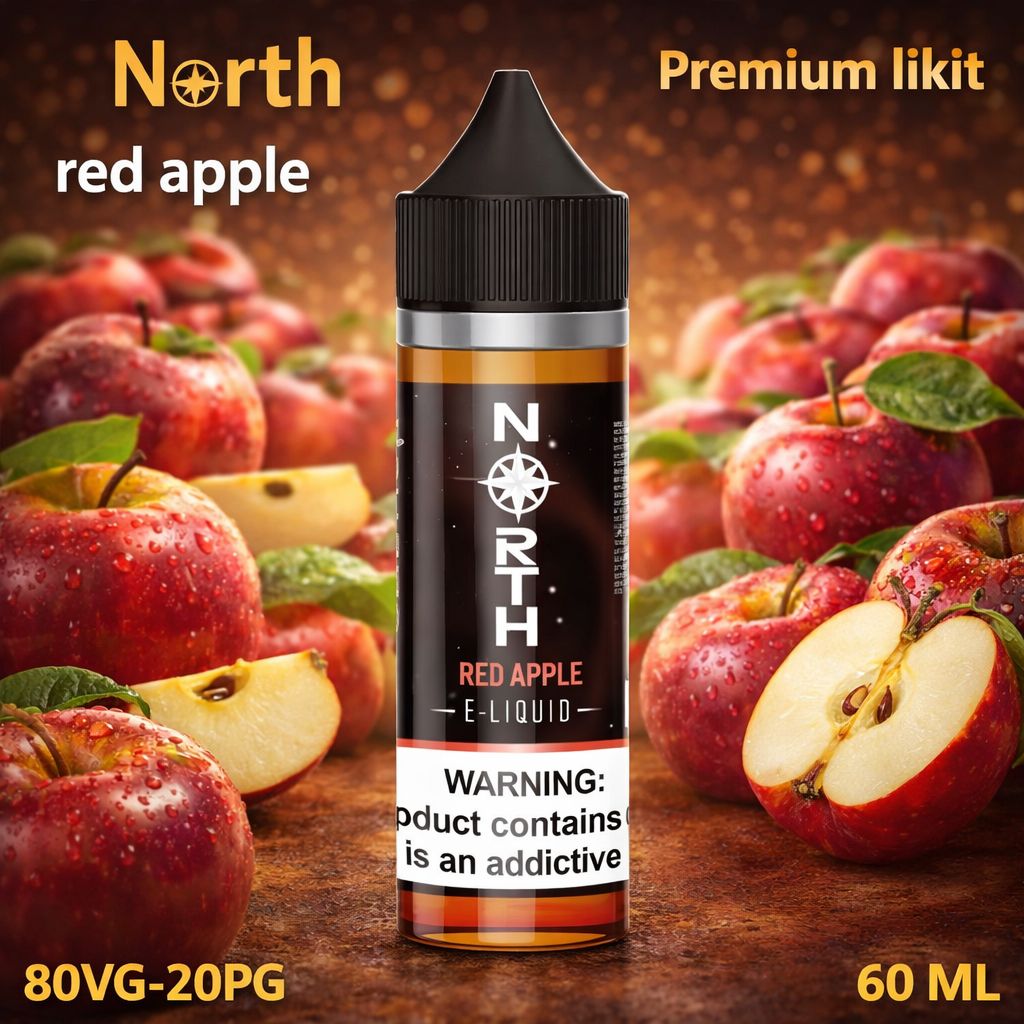 North Red Apple Likit 60ml North Red Apple Likit