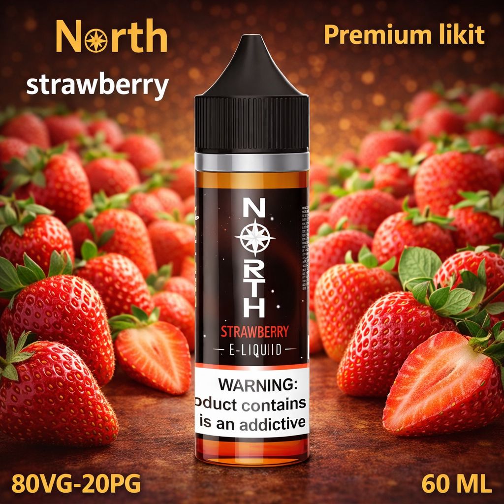 North Strawberry Likit 60ml North Strawberry Likit 60ml
