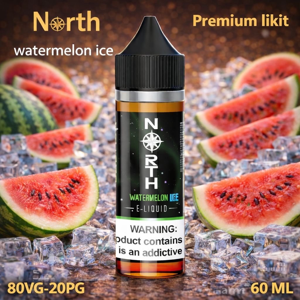 North Watermelon Ice Likit 60 ml North Watermelon Ice Likit 60 ml