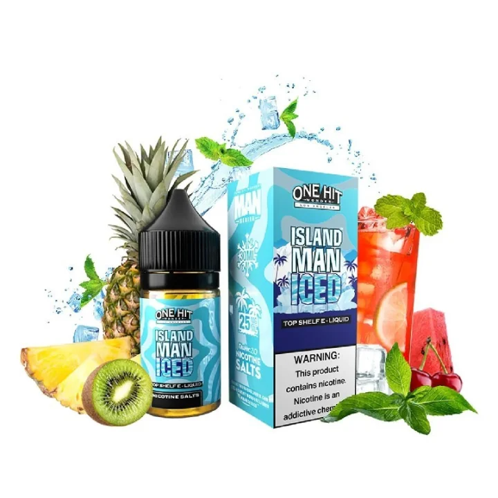 One Hit Wonder Island Man Iced Salt Likit 30ml One Hit Wonder Island Man Iced Salt Likit 30ml