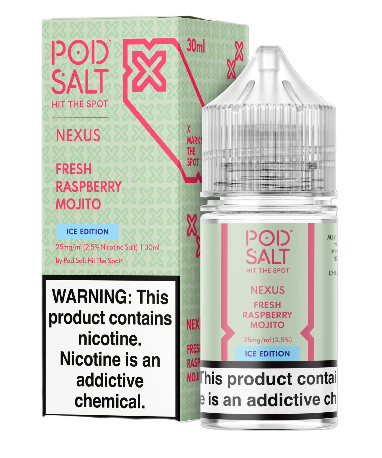 Pod Salt Fresh Rasperry Mojito Ice Likit Pod Salt Fresh Rasperry Mojito Ice Likit