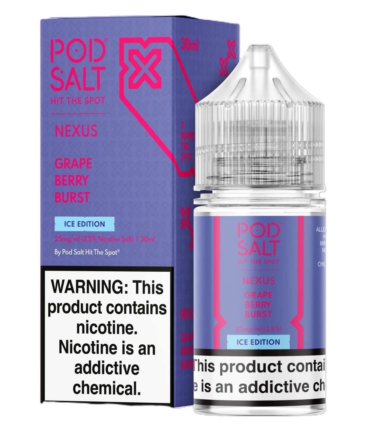Pod Salt Grape Berry Burst Ice Likit Pod Salt Grape Berry Burst Ice Likit