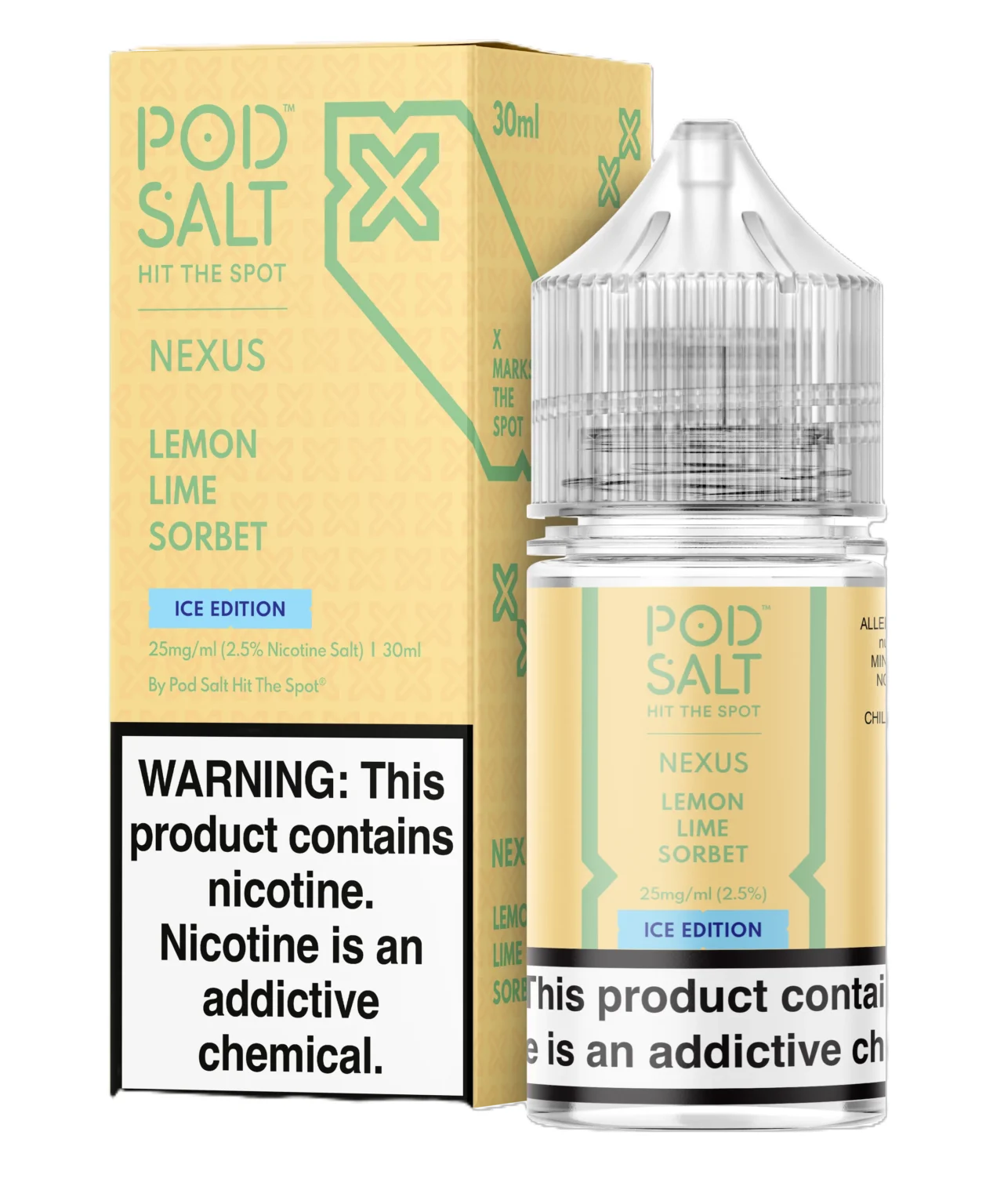Pod Salt Lemon Lime Sorbet Ice Likit Pod Salt Lemon Lime Sorbet Ice Likit