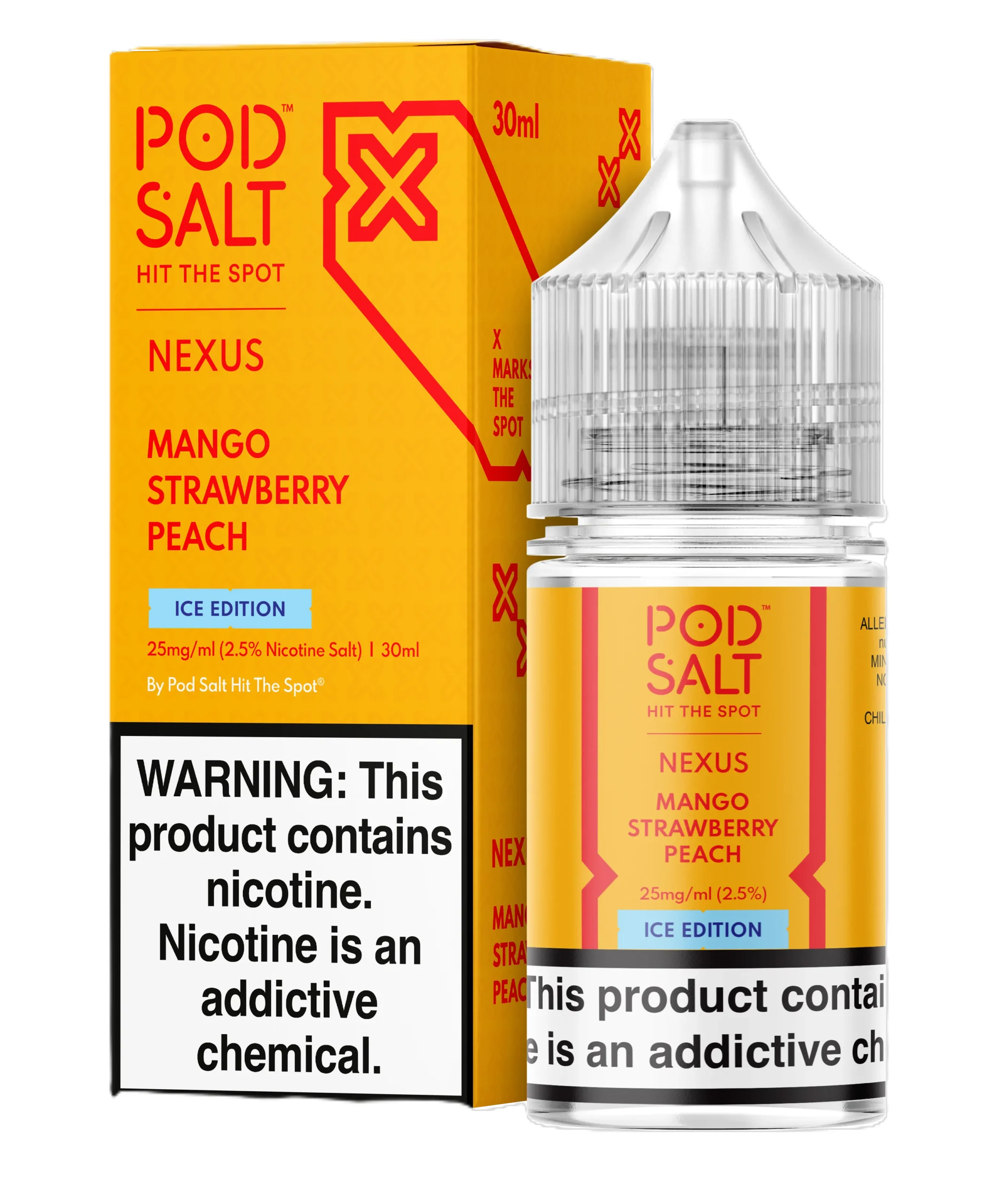 Pod Salt Mango Strawberry Peach Likit Pod Salt Mango Strawberry Peach Likit