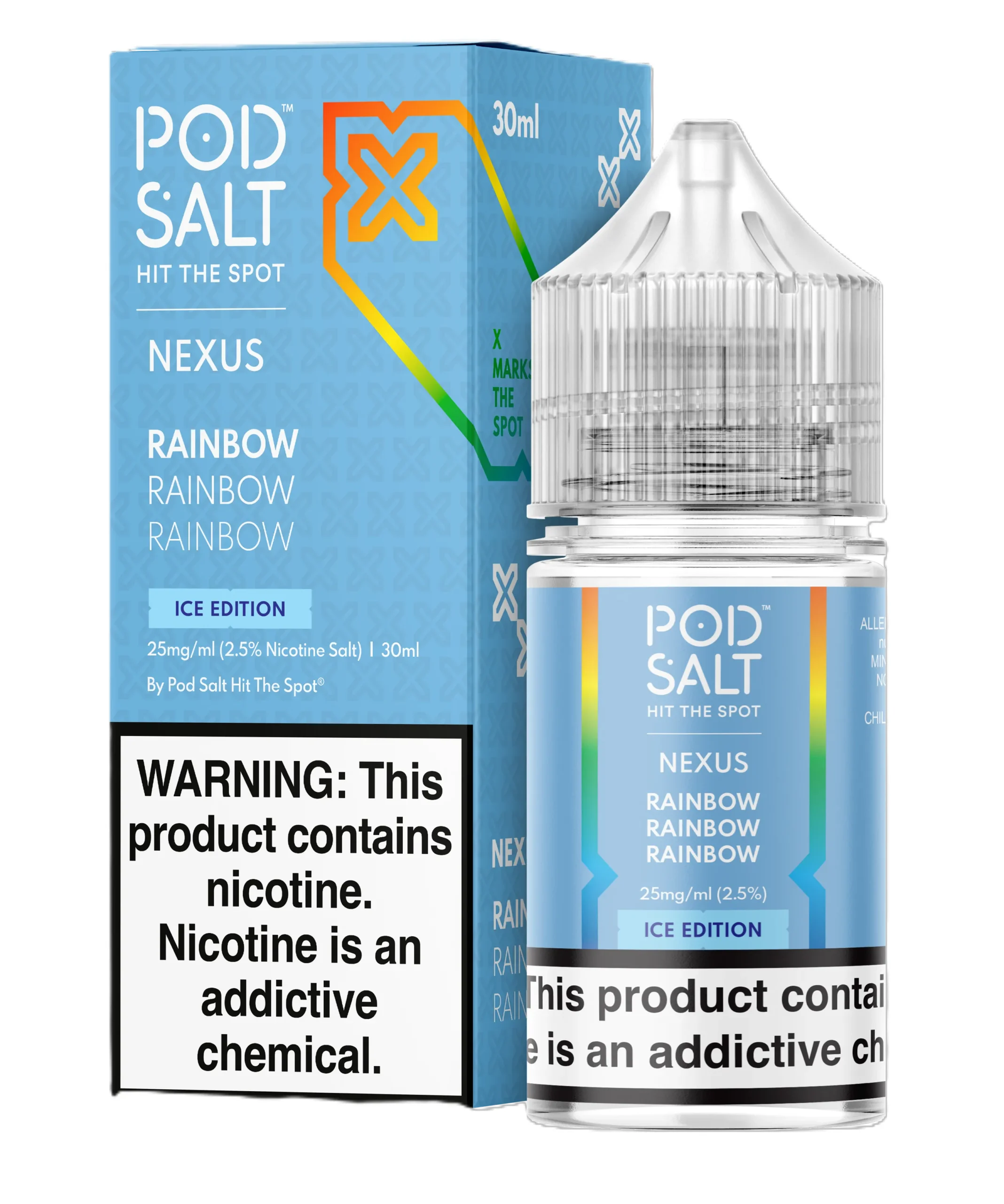 Pod Salt Rainbow Ice Likit Pod Salt Rainbow Ice Likit