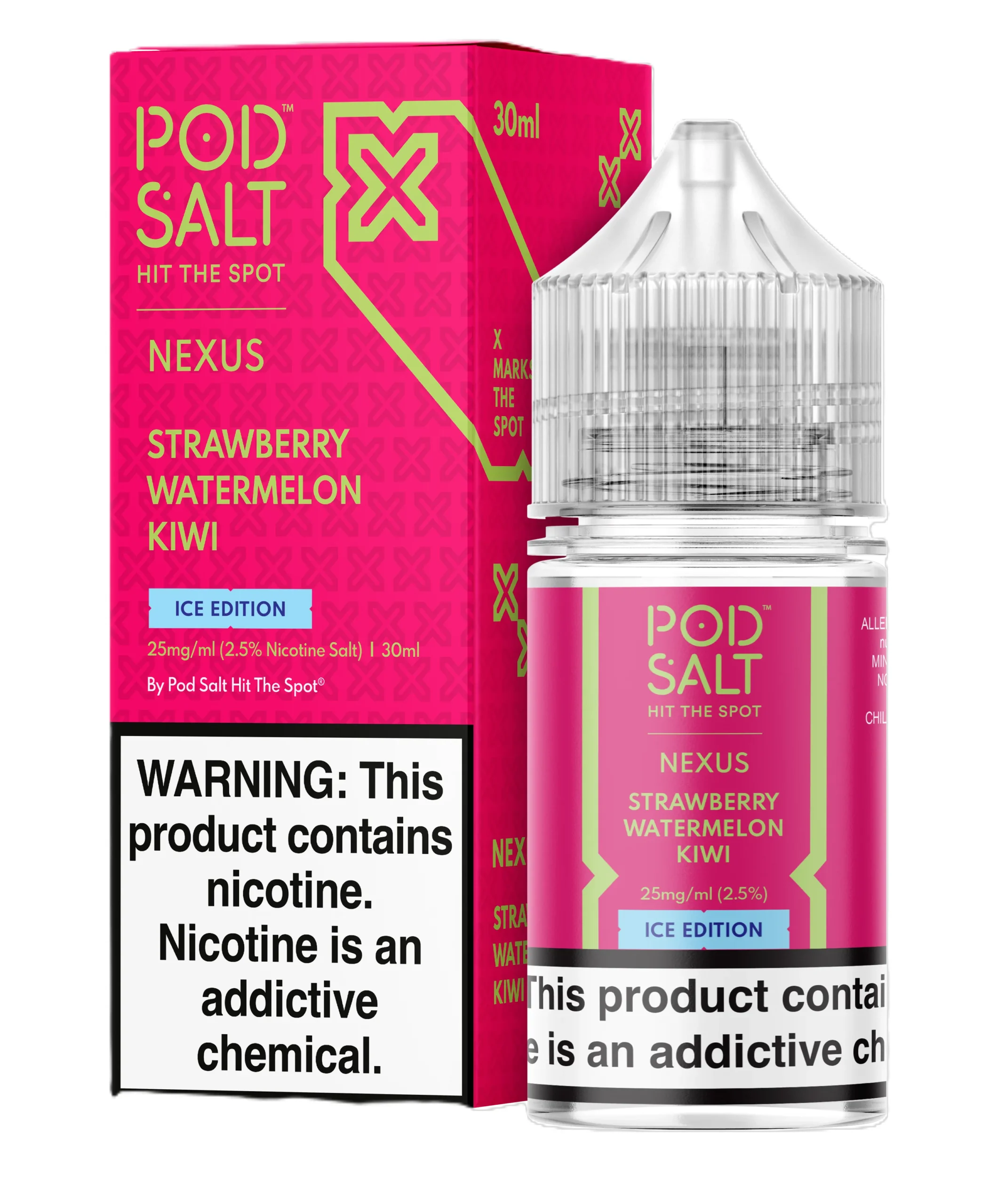 Pod Salt Strawberry Watermelon Kiwi Likit Pod Salt Strawberry Watermelon Kiwi Likit