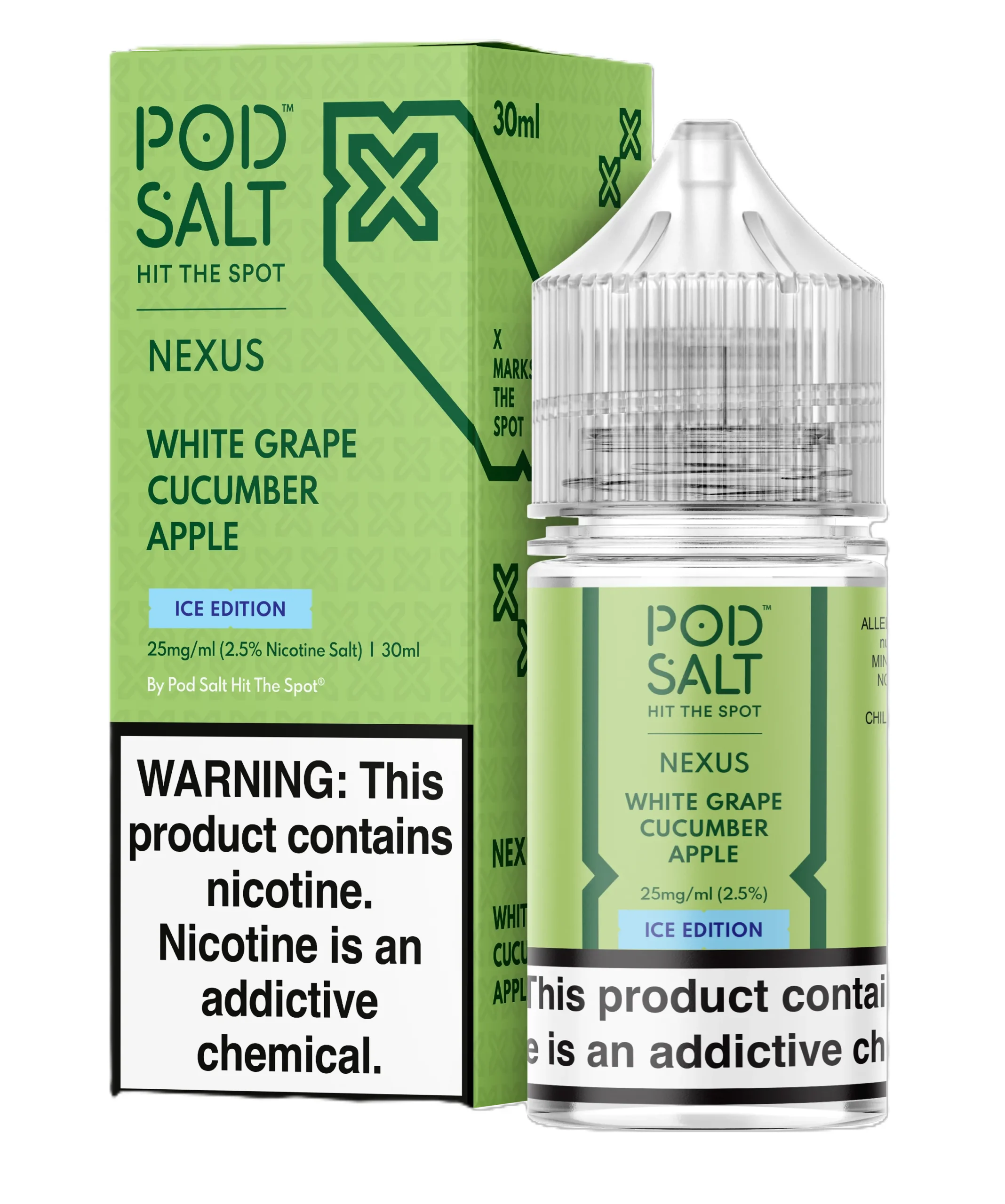 Pod Salt White Grape Cucumber Apple Ice Likit Pod Salt White Grape Cucumber Apple Ice Likit