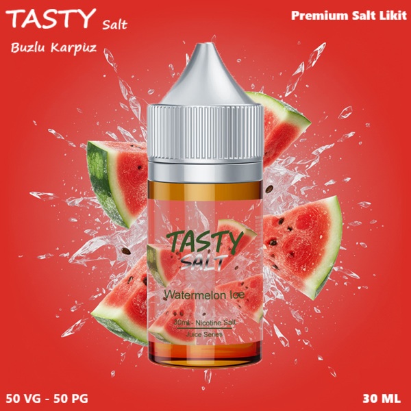 Tasty Watermelon Ice Salt Likit, Tasty Watermelon Ice Premium Salt Likit, Tasty Watermelon Ice 30 ml Salt Likit Tasty Watermelon Ice Salt Likit, Tasty Watermelon Ice Premium Salt Likit, Tasty Watermelon Ice 30 ml Salt Likit