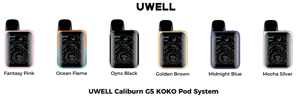 Uwell Caliburn G5 Koko Renk Çeşitleri