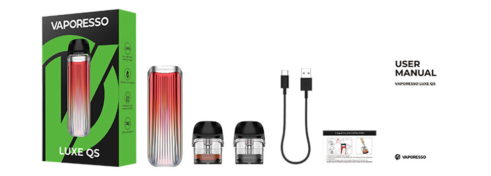 Vaporesso Lüxe QS Paket İçeriği