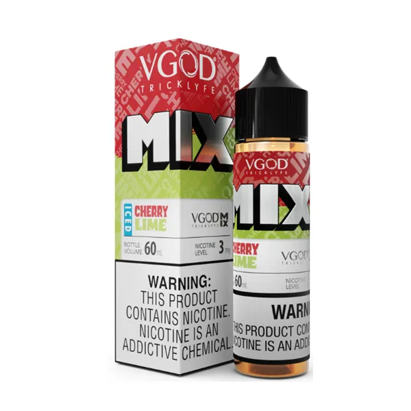 Vgod Mix Iced Cherry Lime Likit 60 ml, Vgod Likit 60 ml Vgod Mix Iced Cherry Lime Likit 60 ml, Vgod Likit 60 ml