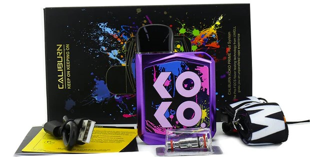 Uwell Caliburn Koko Prime Pod Paket İçeriği